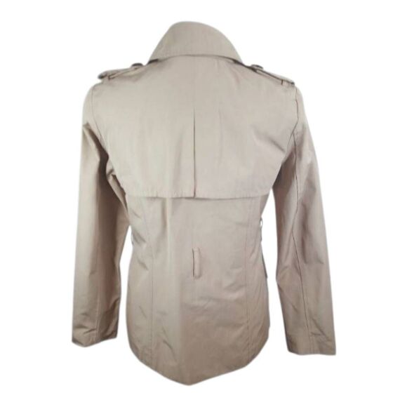 FOREVER 21 KHAKI COAT SZ.S GUC.  GORGEOUS JACKET IN GOOD USED CONDITION. - Picture 4 of 6